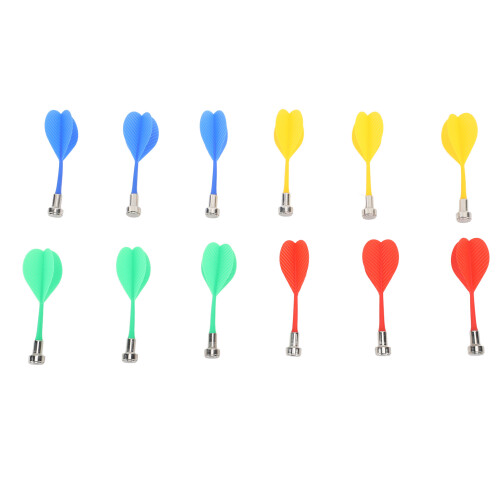 12Pcs Magnetic Darts Plastic Replacement Darts for