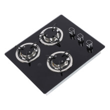 RV Gas Cooktop 1.8Kw 3 Burner Tempered Glass LPG Stove for Caravan & Boat