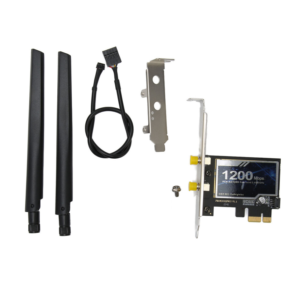 Pcie Ethernet Card 300Mbps On 2.4G 867Mbps On 5G 8320539072562