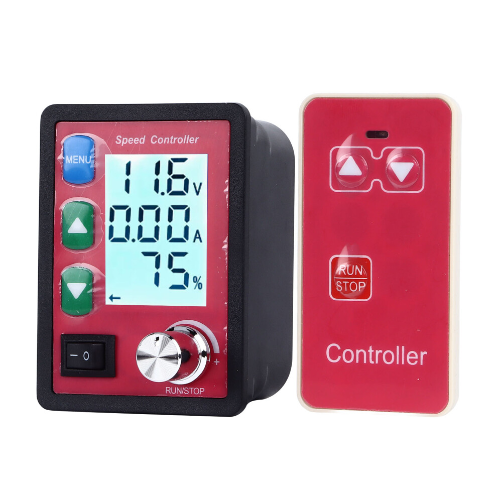 Motor Drive Controller 6-55V 20A Lcd Remote Speed Regulator 3761348818463