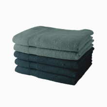 Conjunto de 5 Lençóis de Banho HOJE 70x130 cm 100% Algodão - 3 Pavão + 2 Cecidon