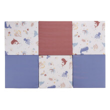Tapete de jogo Maxi Malin TINEO TRESORS DE L'OCEAN 5 em 1 - Tapete evolutivo multifuncional - 120x180x5 cm