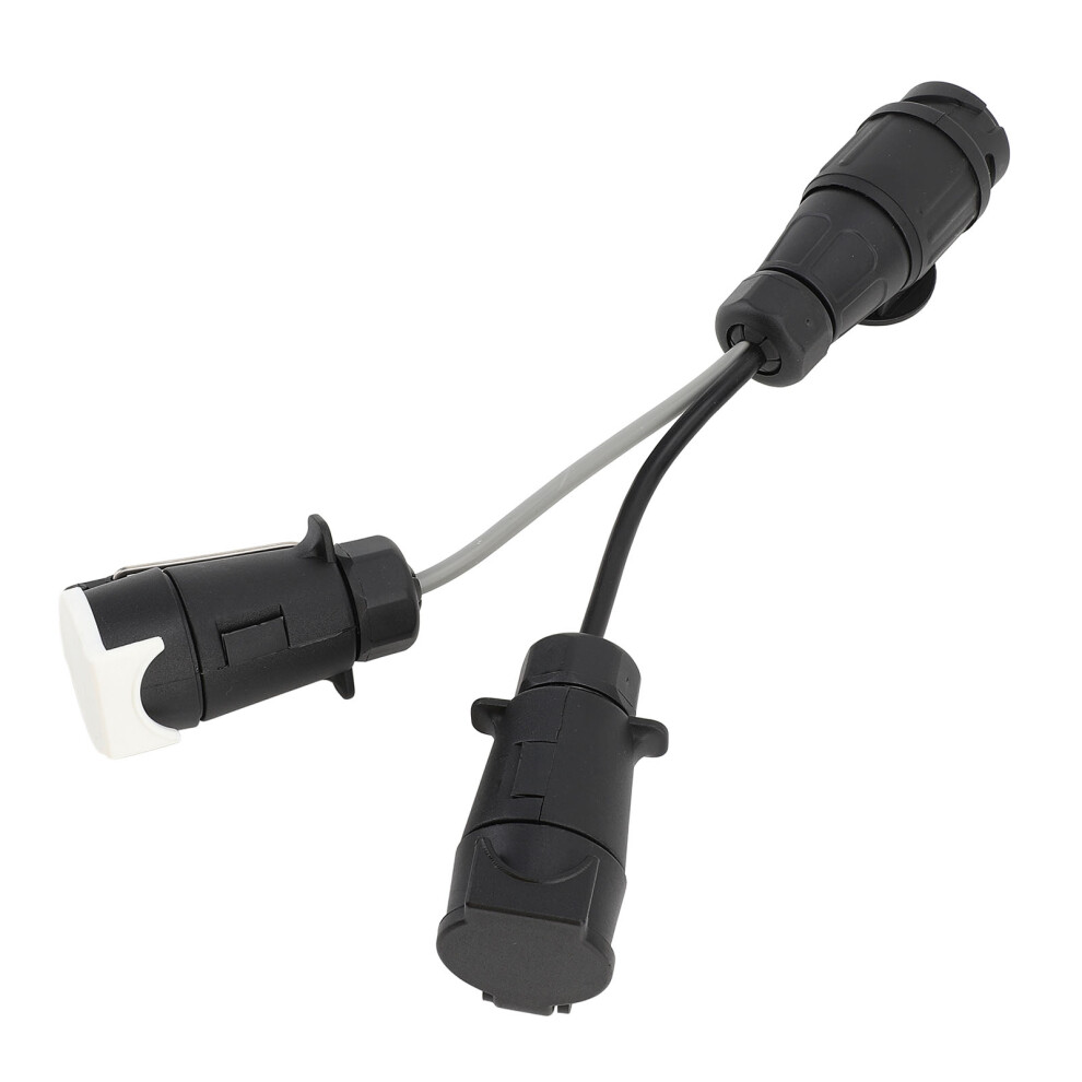 13 Pin To Twin 7 Pin Trailer Towing Socket Adapter 12V Eu Style 4281348819530
