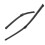 1 Pair Car Front Windscreen Windshield Wiper 5
