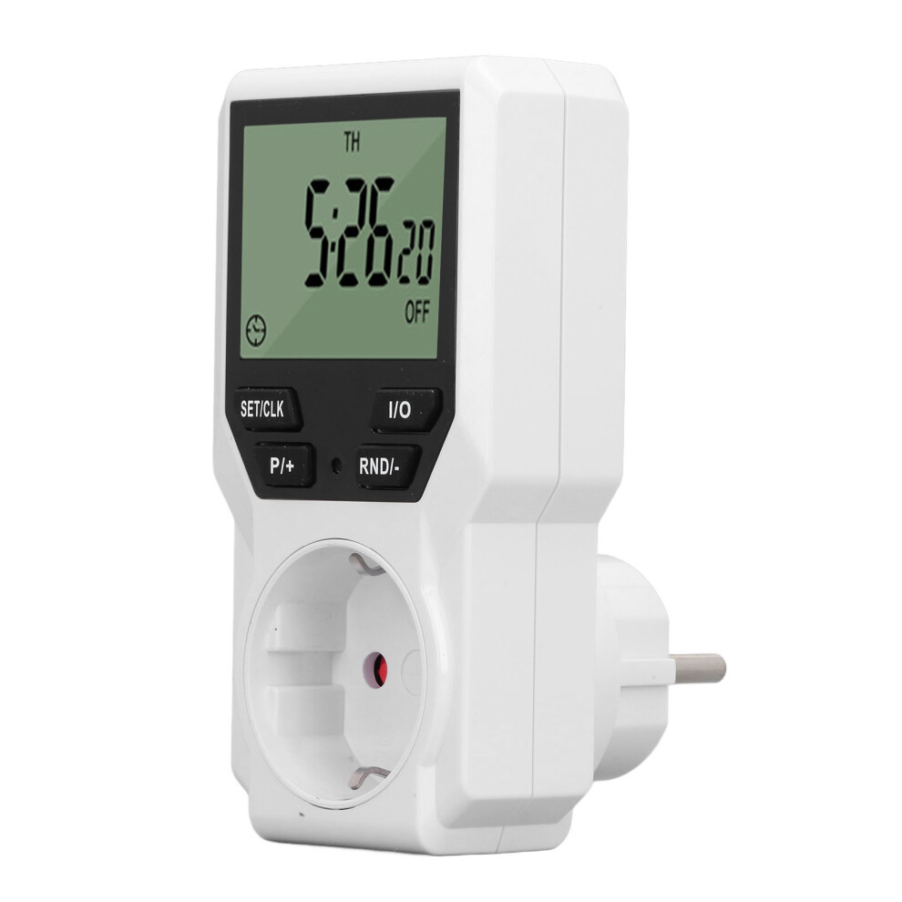 Digital Timer Plug 16A/3680W Waterproof Control For Water Heaters & Blankets 4611348820487