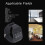 Wireless Restaurant Pager System with 2 Touch Bells, 300mAh, IPX7 10