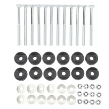 12pcs Trampoline Screws Galvanized Steel Enhance