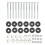 12pcs Trampoline Screws Galvanized Steel Enhance 1