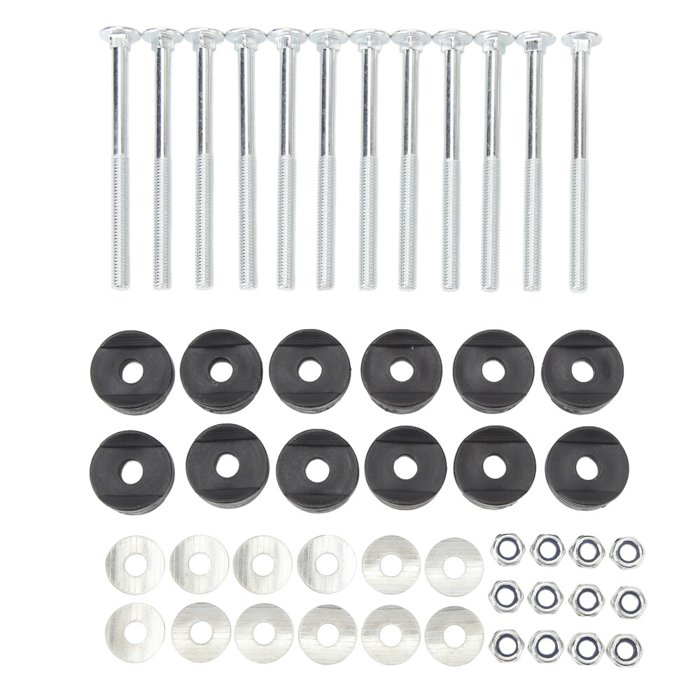 12pcs Trampoline Screws Galvanized Steel Enhance