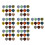 77Pcs Dart Flights Durable PET Replacement Feather 1