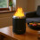 Living And Home (Black) Portable Tabletop Fire Pit with Ash Grate 3
