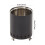 Living And Home (Black) Portable Tabletop Fire Pit with Ash Grate 7