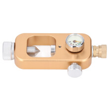 Aluminum DIN Valve Scuba Adapter with 40MPa Gauge for K J H Valves