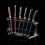 2 Pcs Multifunctional Pencil Holder Vertical Pen Holder 6-Slots 6