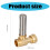 Easy Installion Thread Water Hammer Arrestor Portable Home 3