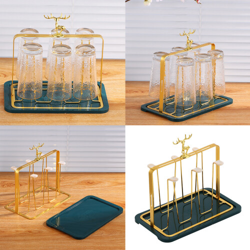 Elegant Mug Drying Rack Accessory for Displaying Teacups and 1