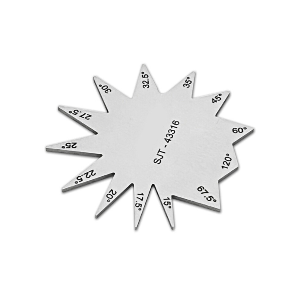 Measuring Angles Tool Rustproof Clear Scale Measurement Gauge 7627000052841