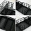 Multifunctional Combination Pen Holders Metal Large Capacity for 5