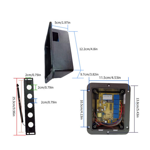 Range Hood Component Lifting Switch Board Control Panel Range 1