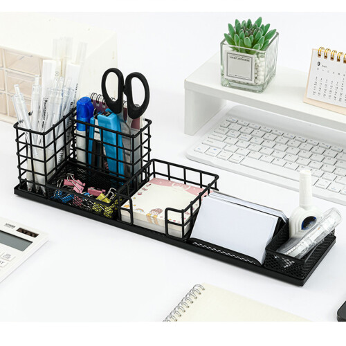 Multifunctional Combination Pen Holders Metal Large Capacity for 1