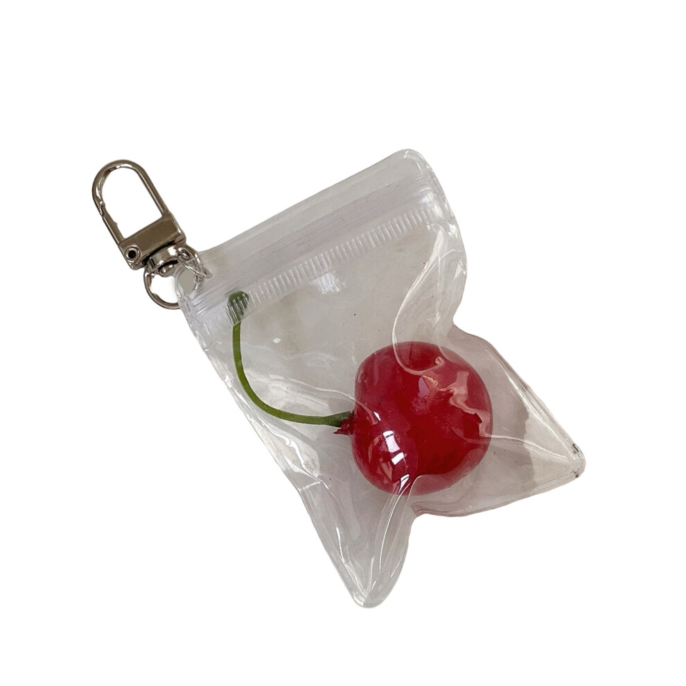 Stylish Cherrys Phone Charm Pendant In Clear Bag Accessory For 7627000053091