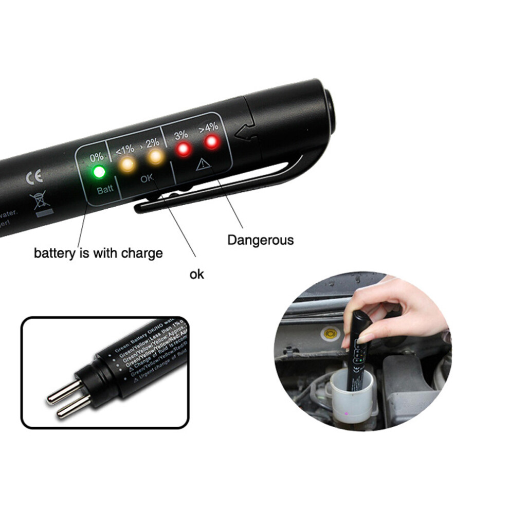 Portable Brake Fluid Tester With Led Indicator And Quick Testing 9321348825270