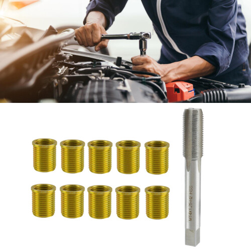 Spark Plugs Thread Repair Kit 15mm Cylinder Head Rethreaded Tool 1