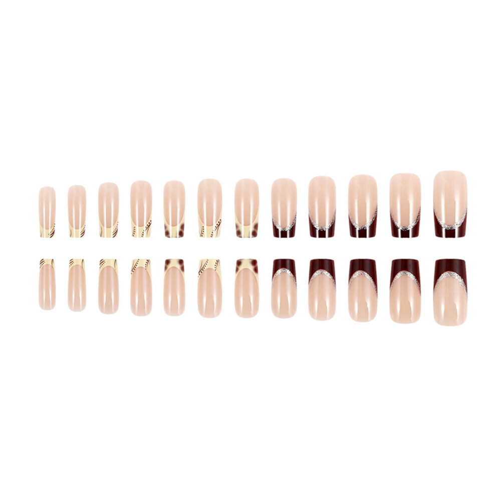 Acrylic Press On Nail Glossy False Nail Stick on Nail Manicure