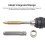 Punte per inserti termici universali in ottone 936 set M2-M6 4