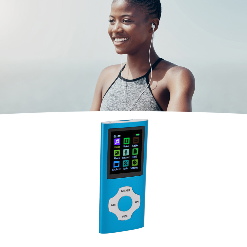 Hifi Lossless Mp3 Player 1.8" Tft 8Gb Rechargeable Blue 9491348826727