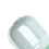 Custodia in ABS per protesi da bagno turchese/bianco - Compatta 8