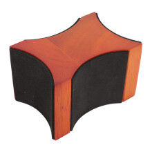 Mahagoni-Gitarrenkopfstütze für Geige, Mandoline, Bass – 4-seitig, universell