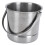Klistier-Eimer-Set 1,6 L, Edelstahl 14,5  13 cm 11