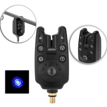 Blue LED Fishing Bite Alarms Set of 3 with Sensitivity Control