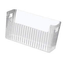 Bacs de rangement transparents, grande capacité, PET clair