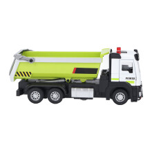 Modellino di camion ribaltabile in lega argentata 160mAh 17 x 5 cm
