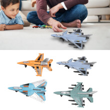 Durable Alloy Fighter Jet Airplane Statue Perfect Decor for Kids