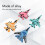 4pcs Alloy Fighter Jet Pull Back Model Toy Set for Kids - Type 2 4