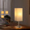 USB-Nachttischlampe, E26/E27, Warmweißes Licht, 1x E26-Glühbirne 4