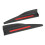 Black Side Skirt Rocker Splitters Diffuser Winglet 3