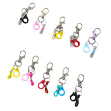 6Pieces Silicone Pen Clips with Lobster Clasp Convenien Lanyards