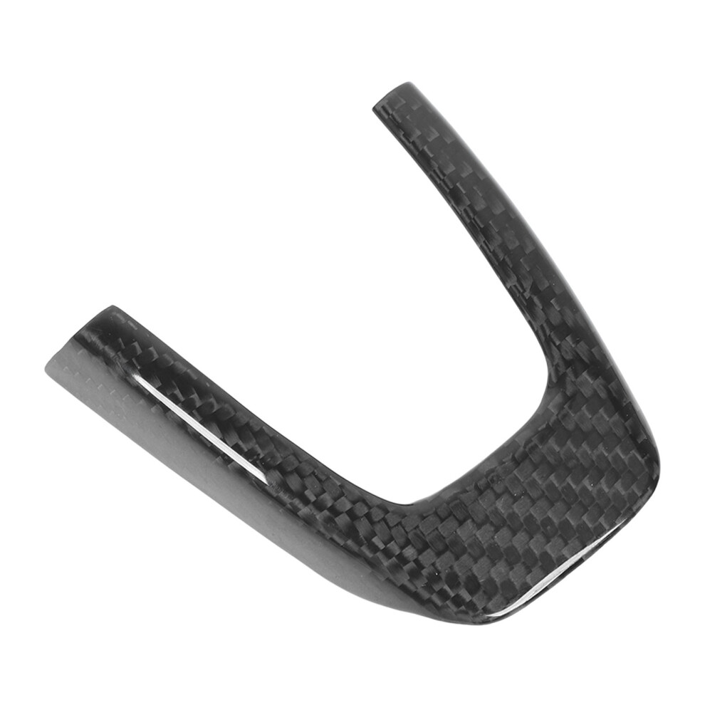 Carbon Fiber Steering Wheel Lower Frame Cover Fit Fiat 500 2012-2015 8151348833897