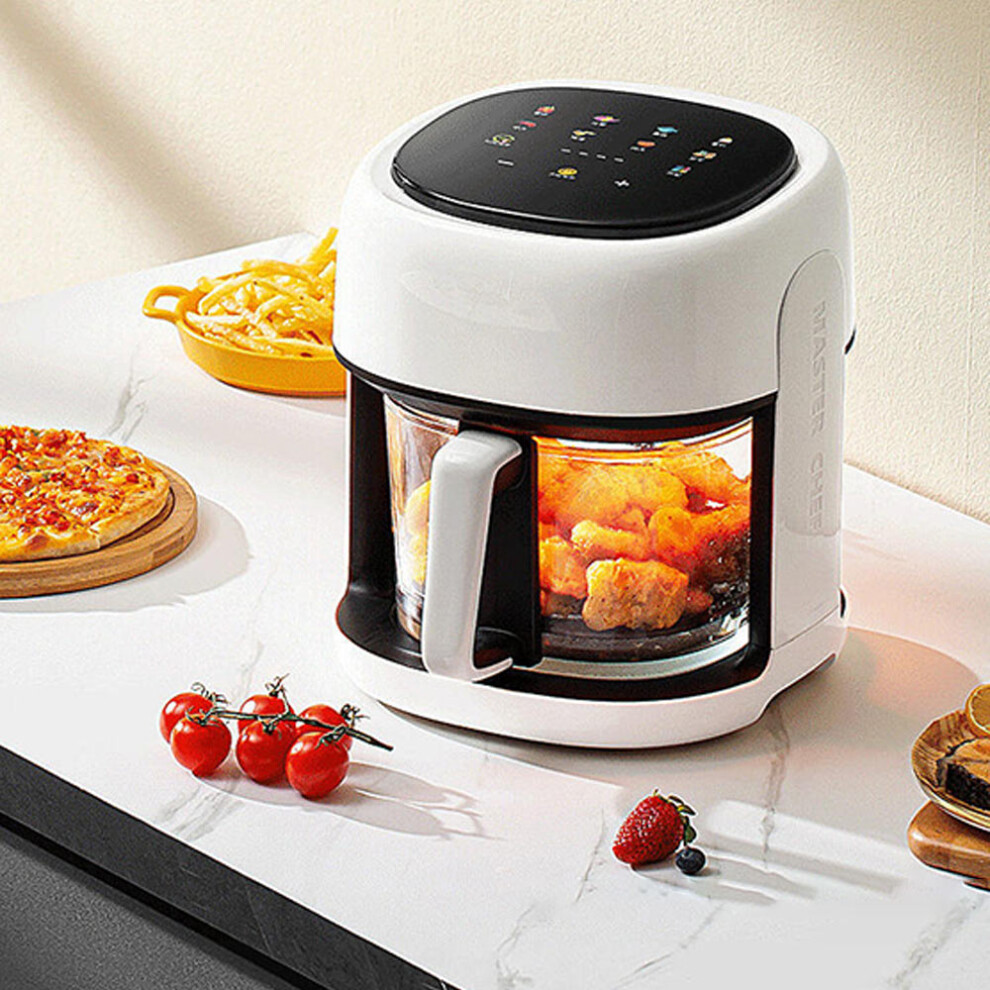 6L Digital Air Fryer Large Transparent Multifunction Oven Cooker 2400W