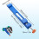 Adjustable Cutting Machine Base Guide for Circular Sawing with 3