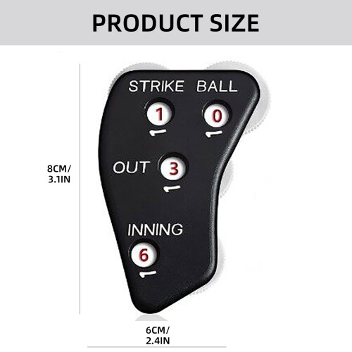 Handheld Baseball Softball Game Counter Portable Baseball 2