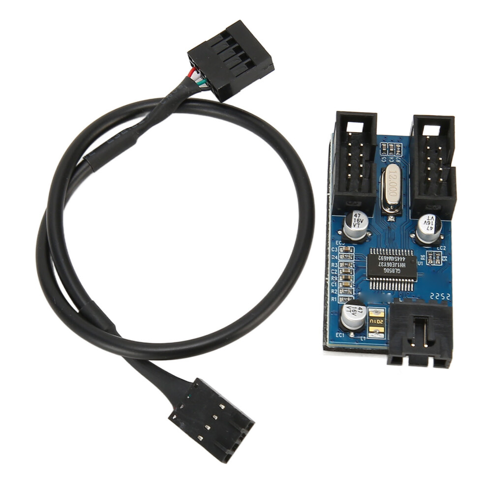 Motherboard Usb 2.0 9Pin Header 1 To 2 Extension 8320539079318
