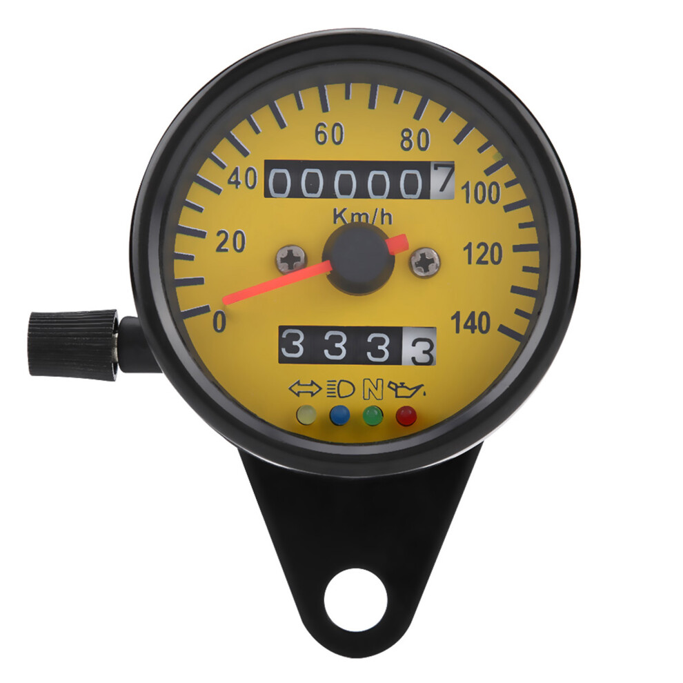 60Mm Motorcycle Odometer Speedometer Gauge With Black 8320539079851