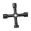 Steel Water Meter Wrench with Foldable T Handle Multi-Function Shut Off Tool 6