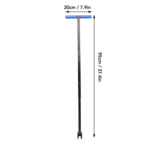 Steel Water Meter Wrench with Foldable T Handle Multi-Function Shut Off Tool 1