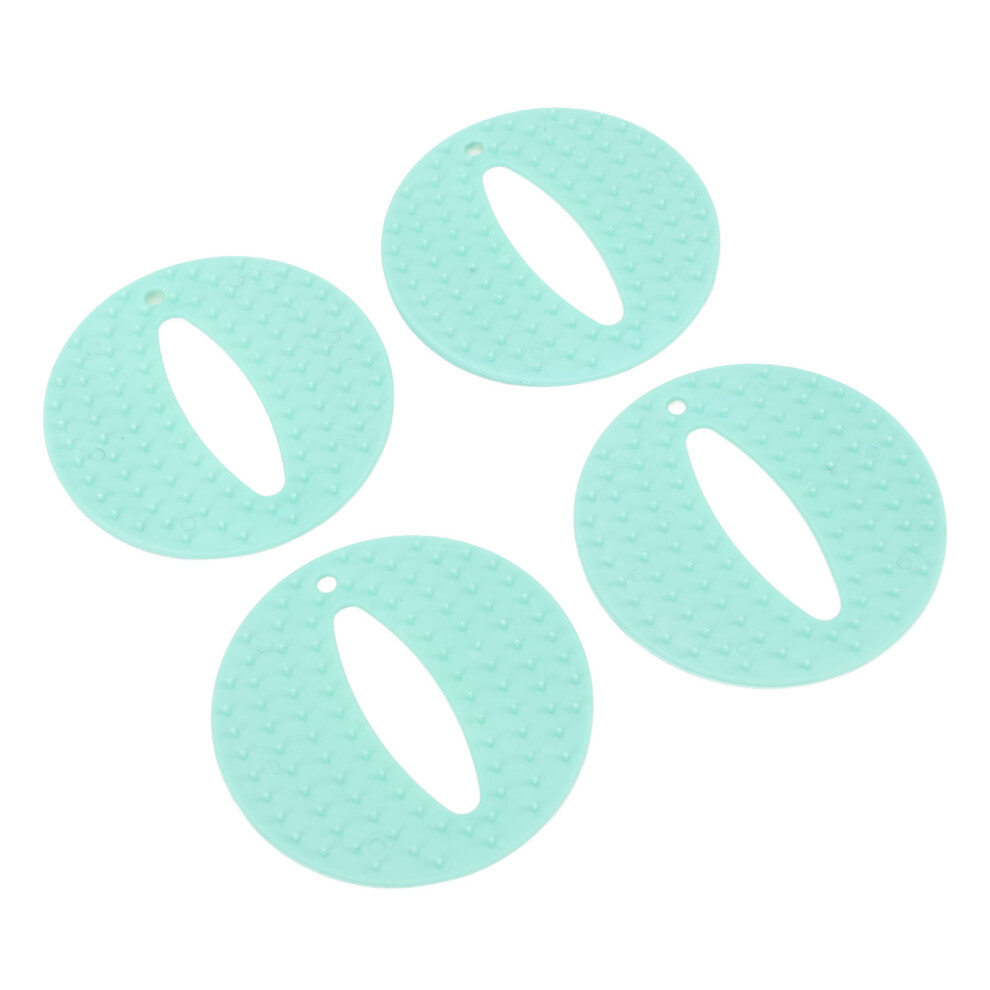 Light/Green 4Pcs Reusable Shot Helper Device For Kids & Adults